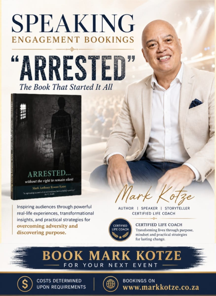 Arrested without the right to remain silent — package by Mark Kotze