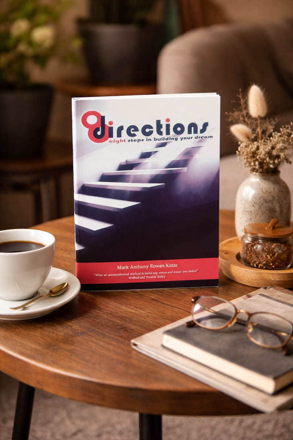8 Directions book cover by Mark Anthony Rowan Kotze